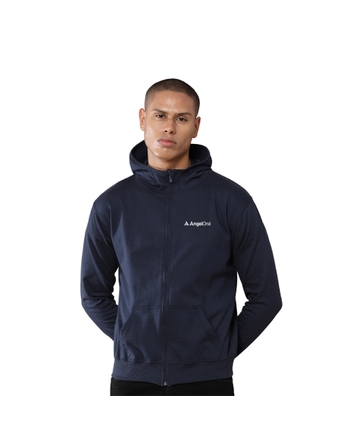 Men's Rocky Hoodie with Zip - Navy Blue